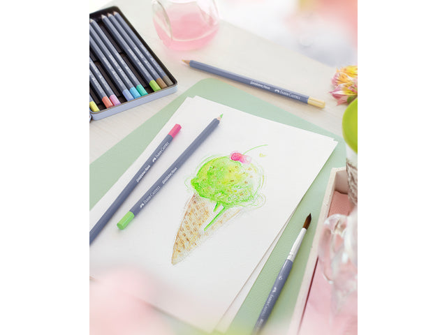 Aquarelpotlood Faber-Castell Goldfaber Pastel Permanent groen 466 Creative Studio