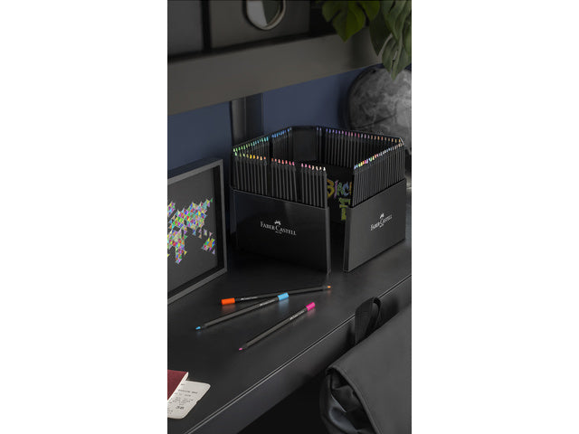 Kleurpotlood Faber-Castell Black Edition 100 stuks in karton etui