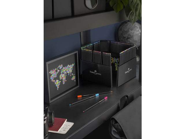 Kleurpotlood Faber-Castell Black Edition 100 stuks in karton etui