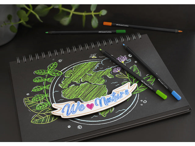 Kleurpotlood Faber-Castell Black Edition 50stuks in karton etui