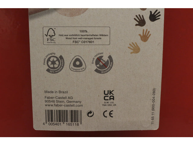 Kleurpotlood Faber-Castell Children of the World 3 Bicolor huidskleurtint potloden 3-kantig