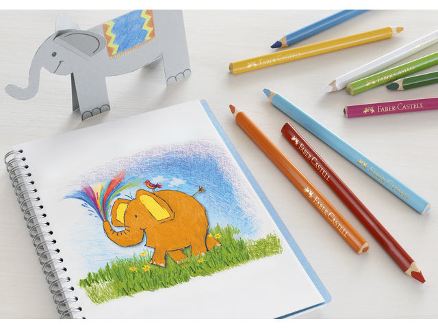 kleurpotloden Faber-Castell Jumbo 24stuks