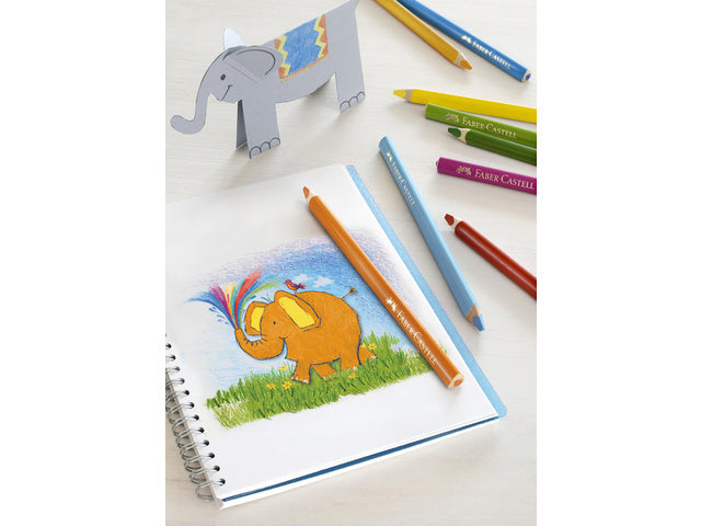 kleurpotloden Faber-Castell Jumbo 24stuks