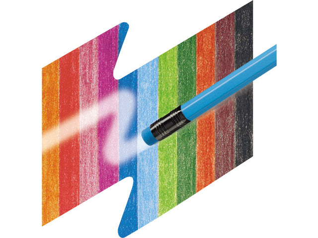 Kleurpotlood Faber-Castell uitgumbaar etui à 12 stuks