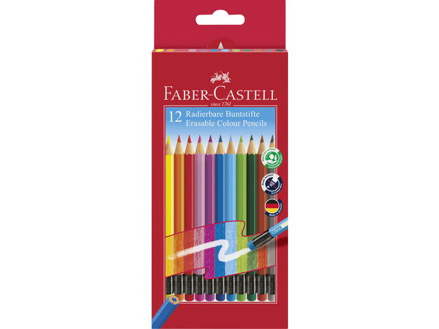 Farbenfrohes Faber-Castell-Etui mit 12 Stück