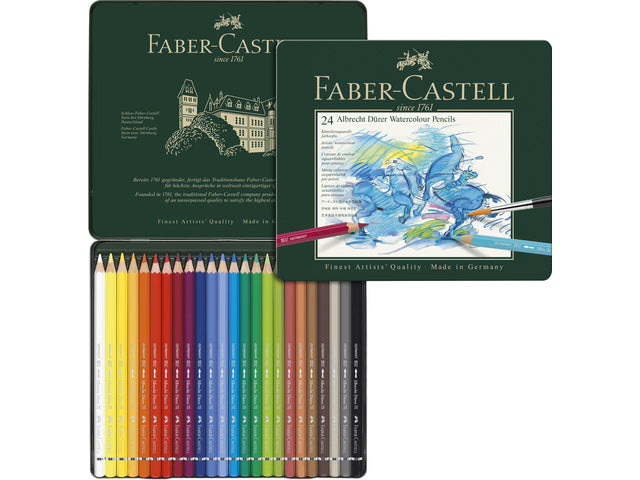 Aquarelpotlood Faber-Castell Albrecht Dürer etui à 24 stuks