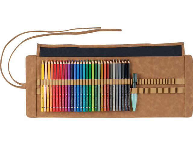 Roletui Faber-Castell Albrecht Dürer 30 potloden met penseel