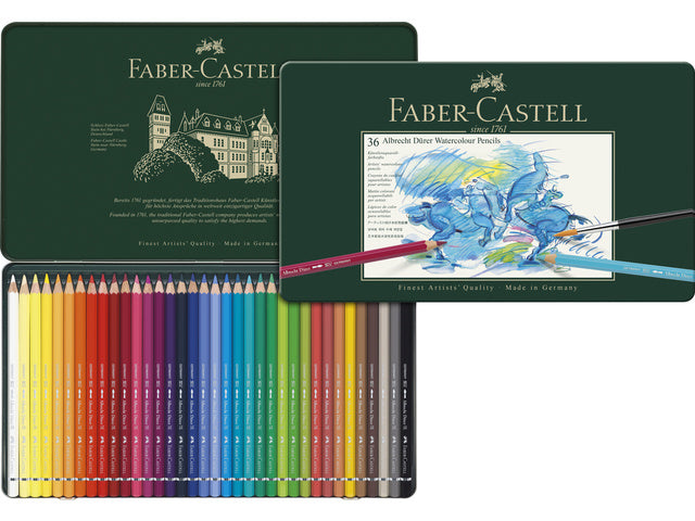 Aquarelpotlood Faber-Castell Albrecht Dürer etui à 36 stuks