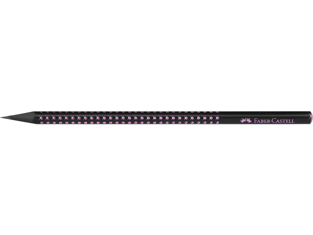 Potlood Faber-Castell Grafiet Grip Sparkle Midnight Rose
