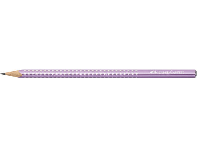 Stift Faber-Castell Grip sparkle violett metallic