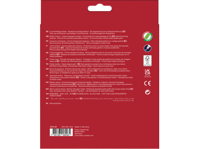 Buntstifte von Faber-Castell im Kartonetui im 24. Jahrhundert.