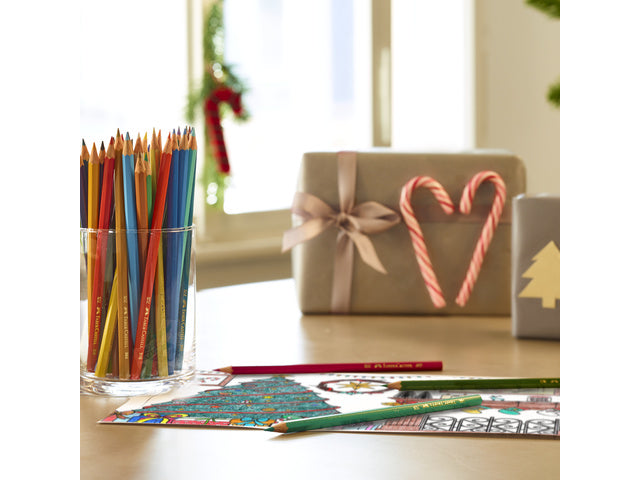 Kleurpotlood Faber-Castell Castle zeskantig karton etui met 36 stuks