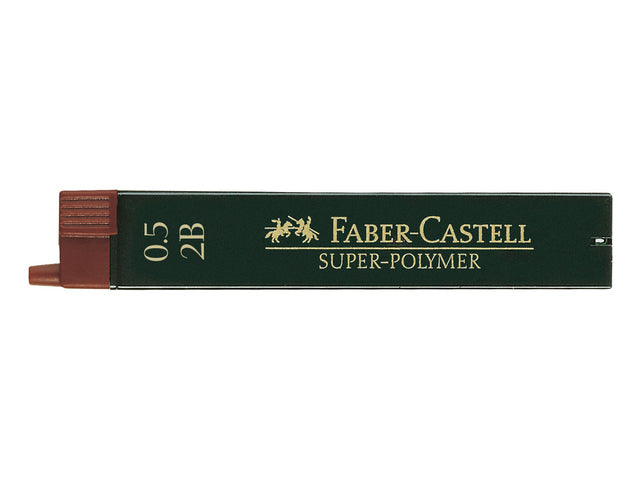 Potloodstiftjes Faber-Castell Super-Polymeer 0,5mm 2B
