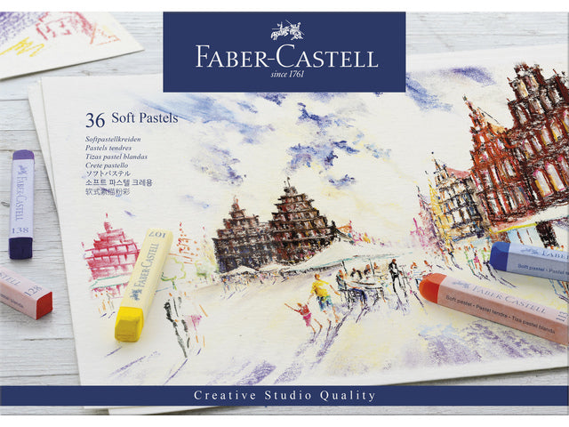 Pastelkrijt Faber-Castell Creative Studio Softpastel 36 delig etui