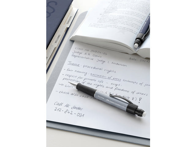 Vulpotlood Faber-Castell Grip Plus 0,7mm steengrijs