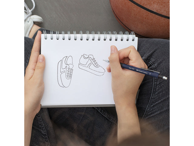 Vulpotlood Faber-Castell Grip 1347 0,7mm donker blauw