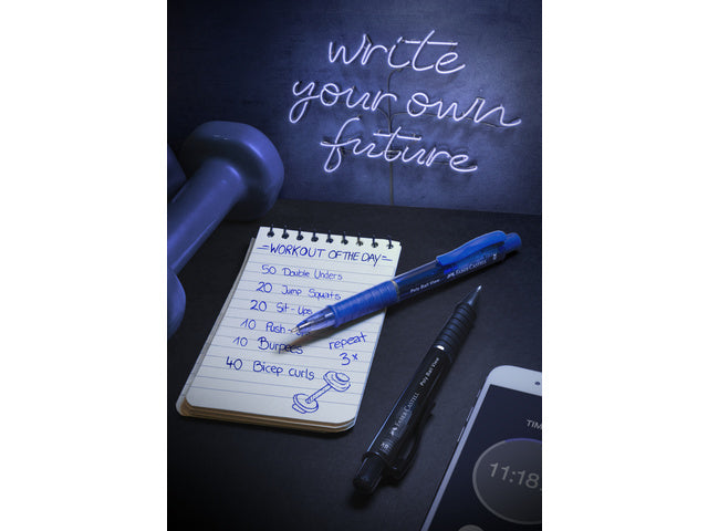 Balpen Faber-Castell Polyball Ansicht admiraal blauw