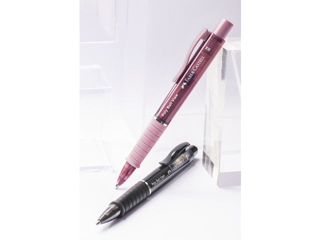 Balpen Faber-Castell Polyball View Rosenschatten