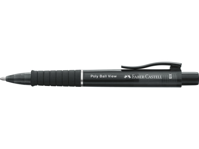 Balpen Faber-Castell Polyball View schwarz