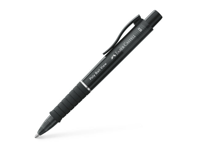 Balpen Faber-Castell Polyball View schwarz