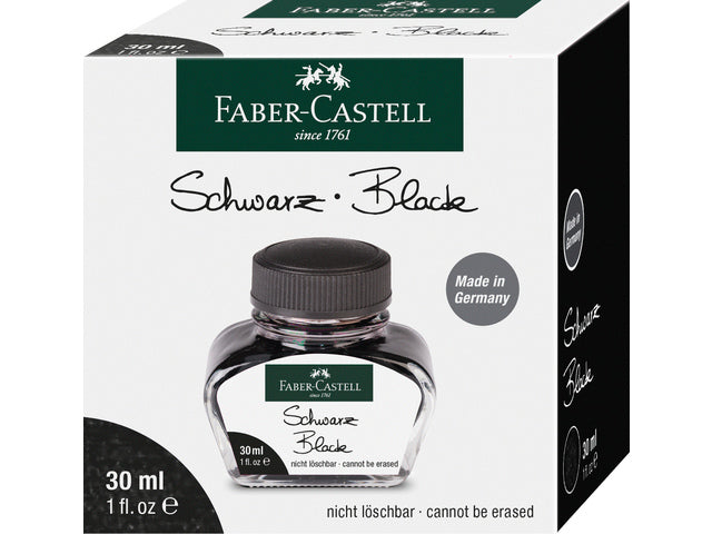 vulpeninkt Faber-Castell zwart flacon 30 ml