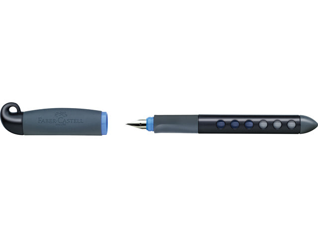 schoolvulpen Faber-Castell Scribolino LH zwart/blauw
