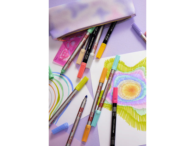 Viltstift Faber-Castell Duo 40 stuks