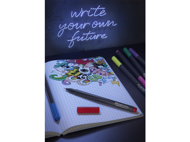 fineliner Faber-Castell GRIP 0,4mm etui a 20 stuks