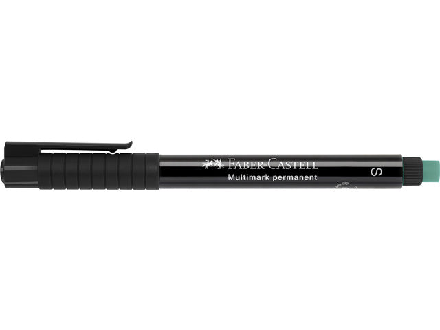 Marker Faber-Castell Multimark permanent S zwart