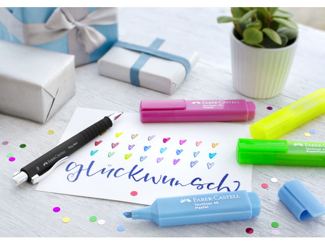 tekstmarker Faber-Castell 1546 geel