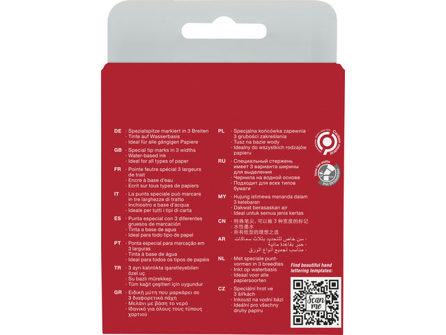 tekstmarker Faber-Castell 1546 etui met 4 stuks assorti