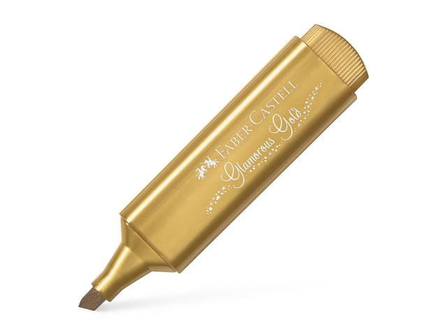 Tekstmarker Faber-Castel Metallic goud