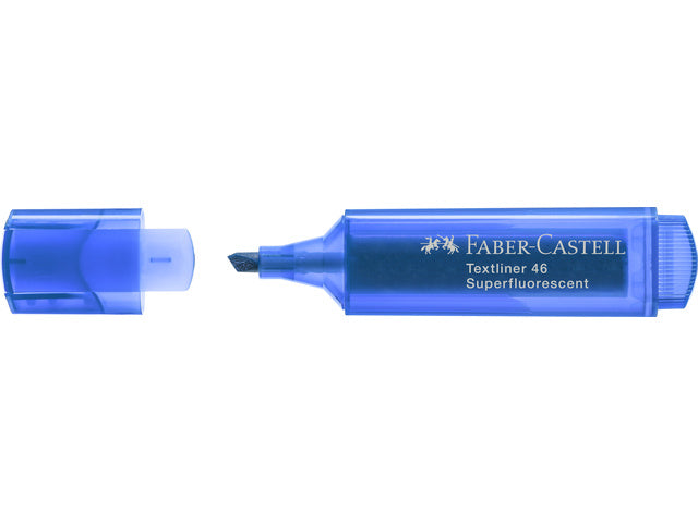 tekstmarker Faber-Castell 1546 blauw