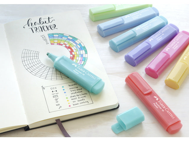 tekstmarker Faber-Castell 1546 pastelroze