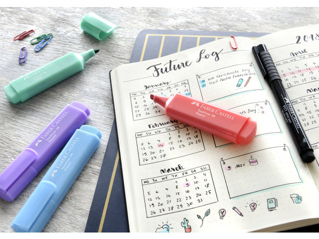 tekstmarker Faber-Castell 1546 pastel lila