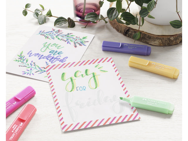 tekstmarker Faber-Castell 1546 pastel groen