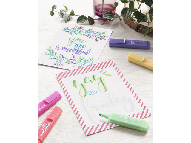 tekstmarker Faber-Castell 1546 pastel groen