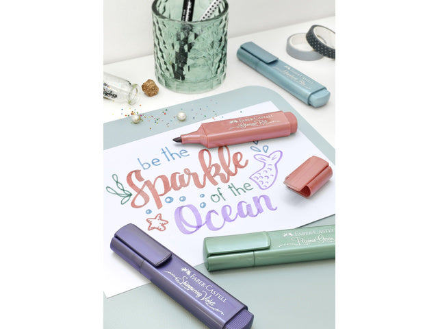 Tekstmarker Faber-Castell 46 metallic paars