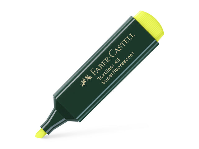 tekstmarker Faber-Castell 48 neon geel