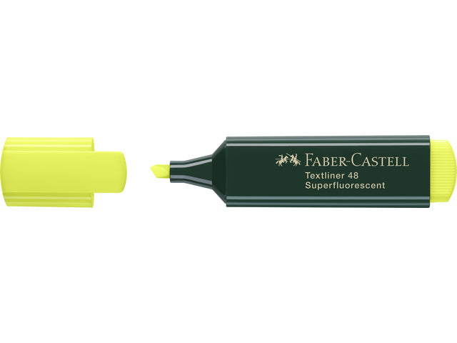 tekstmarker Faber-Castell 48 neon geel
