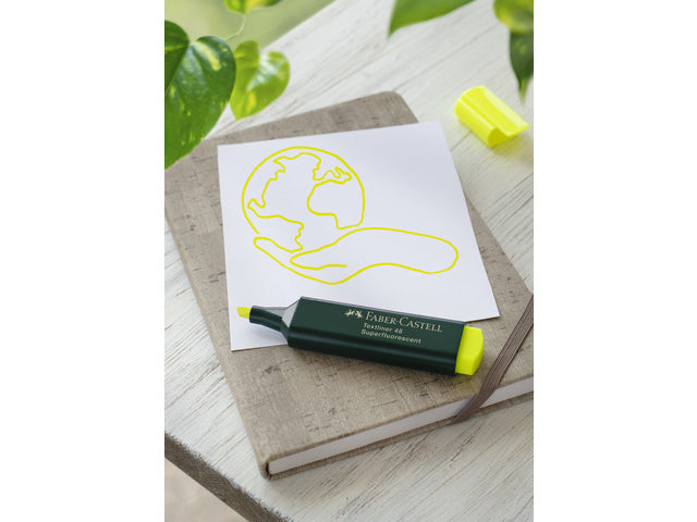 tekstmarker Faber-Castell 48 neon geel