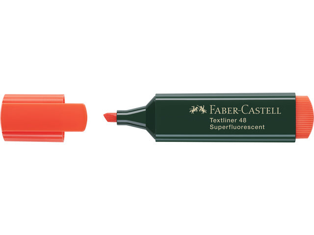 tekstmarker Faber-Castell 48 neon oranje