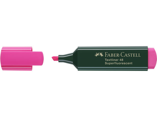 tekstmarker Faber-Castell 48 neon roze