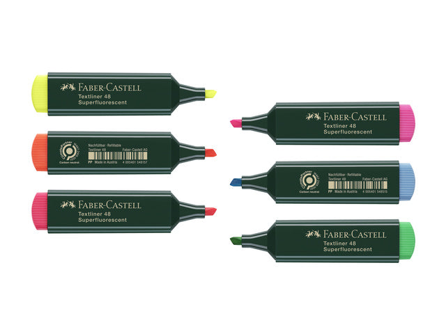 tekstmarker Faber-Castell 48 neon groen