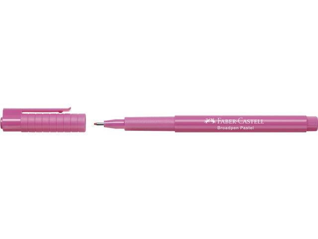 Fineliner Faber-Castell Broadpen Pastel 0.8mm paars/roze
