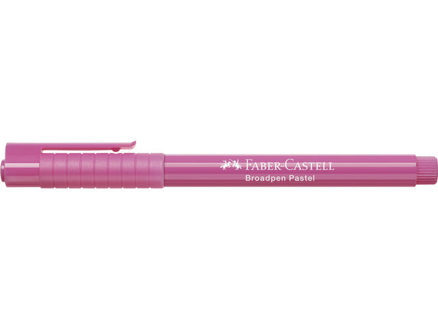 Fineliner Faber-Castell Broadpen Pastel 0.8mm paars/roze