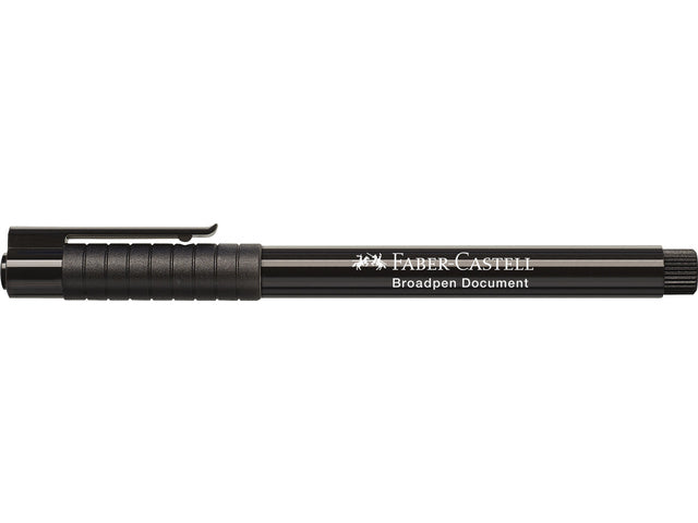 fineliner Faber-Castell Broadpen 1554 zwart