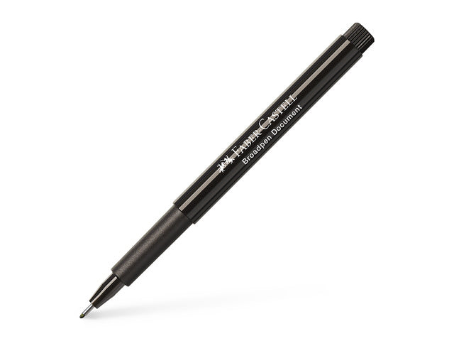 fineliner Faber-Castell Broadpen 1554 zwart