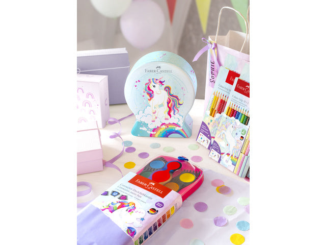 Viltstift Faber-Castell Connector Sneeuwbol Eenhoorn 33 stuks assorti