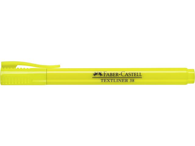 tekstmarker Faber-Castell 38 geel